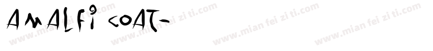 amalfi coat字体转换